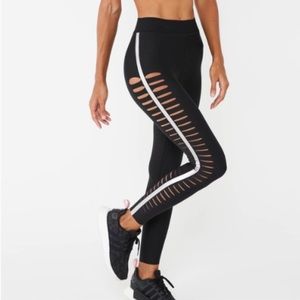 Ultracor Silk Ultra High Waisted Slash Leggings Sz M